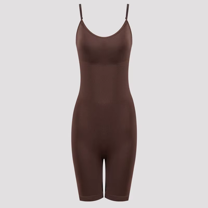 Women's Seamless High Waist Tummy Control Bodysuit Shapewear with Flat Belly Design