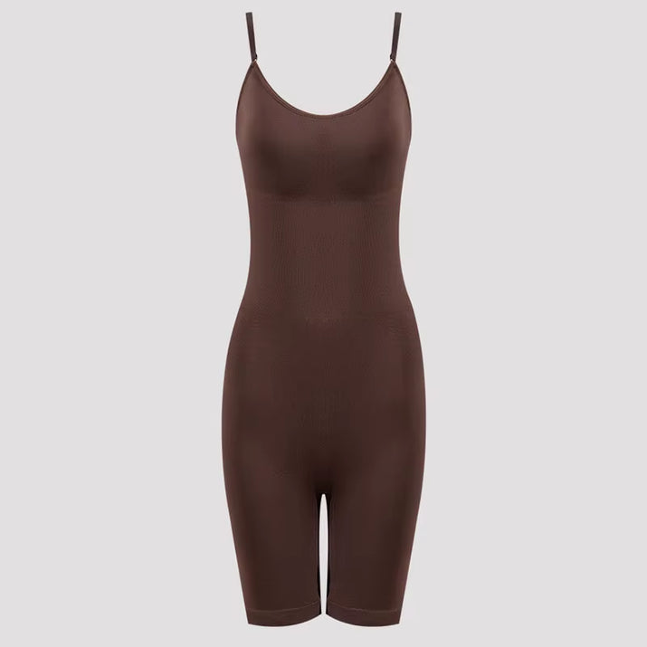 Women's Seamless High Waist Tummy Control Bodysuit Shapewear with Flat Belly Design