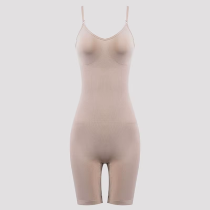 Women's Seamless High Waist Tummy Control Bodysuit Shapewear with Flat Belly Design