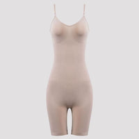 Women's Seamless High Waist Tummy Control Bodysuit Shapewear with Flat Belly Design