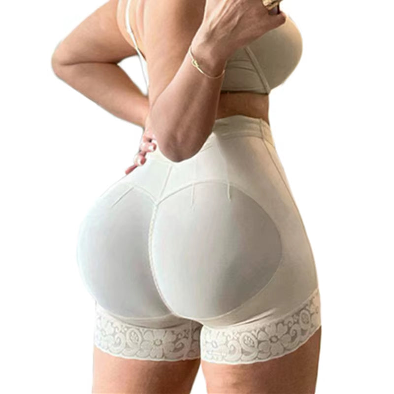 Women's Butt Lifter Shapewear Shorts with Hip Enhancer and Waist Trainer for Body Control