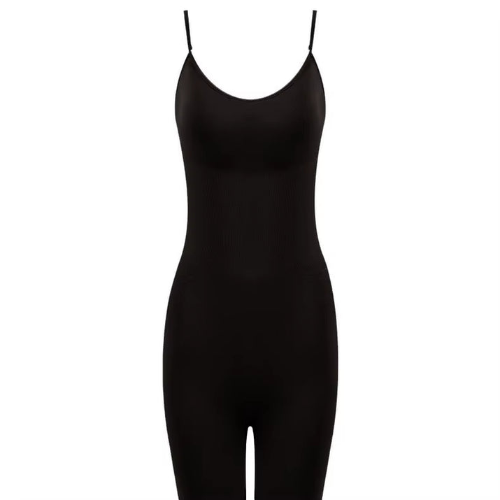 Women's Seamless High Waist Tummy Control Bodysuit Shapewear with Flat Belly Design