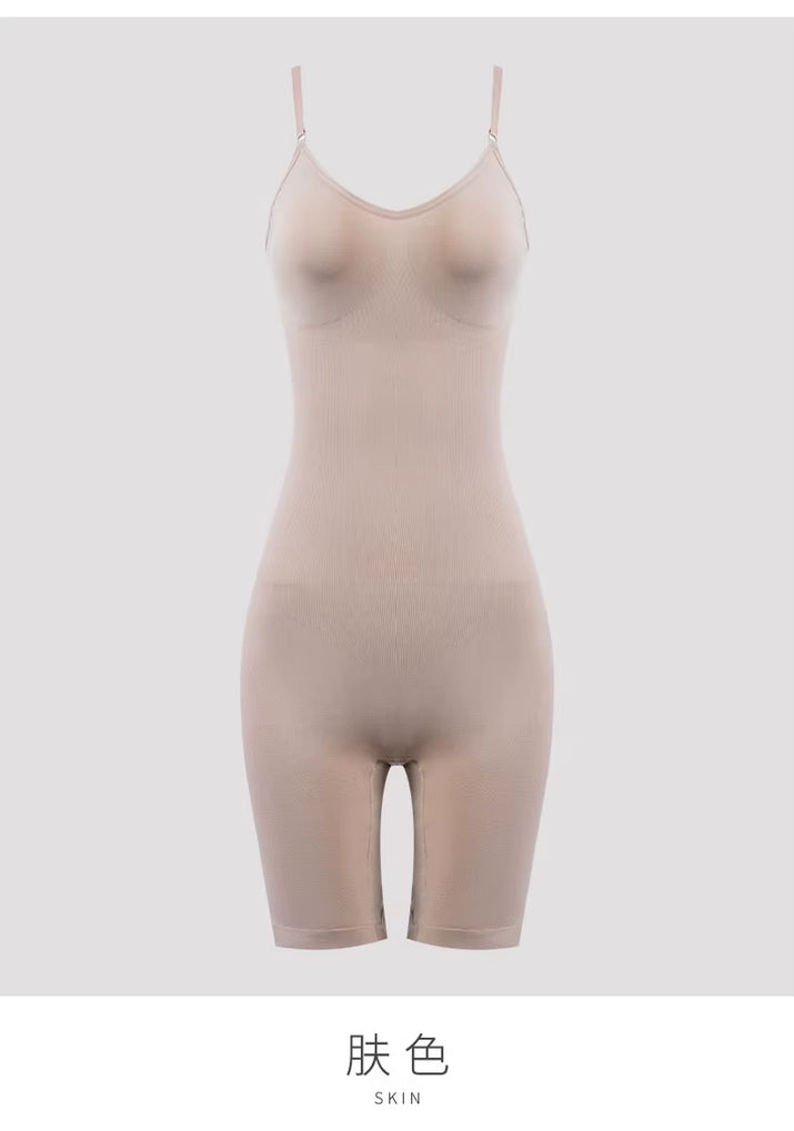 Women's Seamless High Waist Tummy Control Bodysuit Shapewear with Flat Belly Design