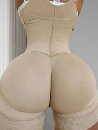 Women Tummy Control Fajas Post Surgery Compression Body Shaper With Open Crotch