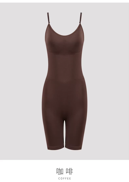 Women's Seamless High Waist Tummy Control Bodysuit Shapewear with Flat Belly Design