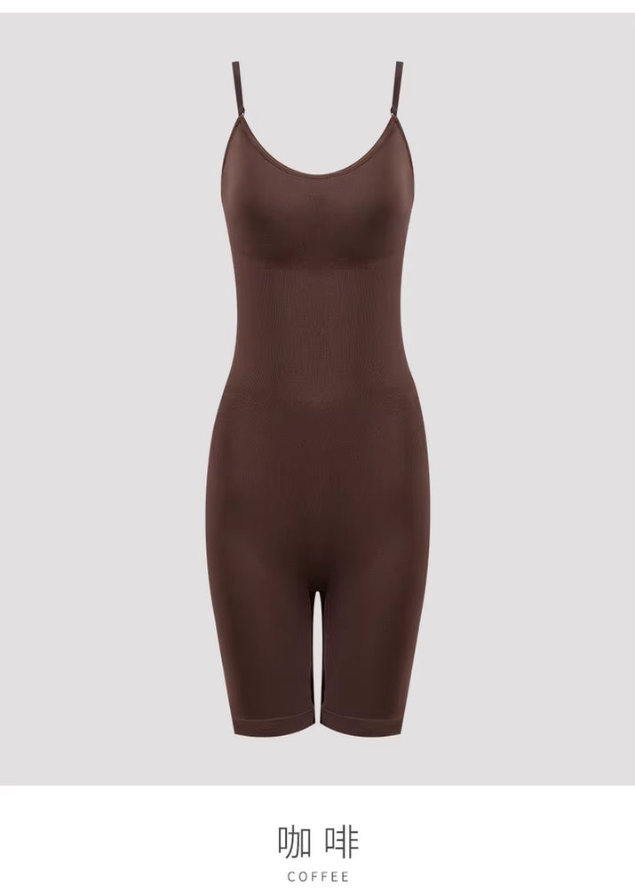 Women's Seamless High Waist Tummy Control Bodysuit Shapewear with Flat Belly Design